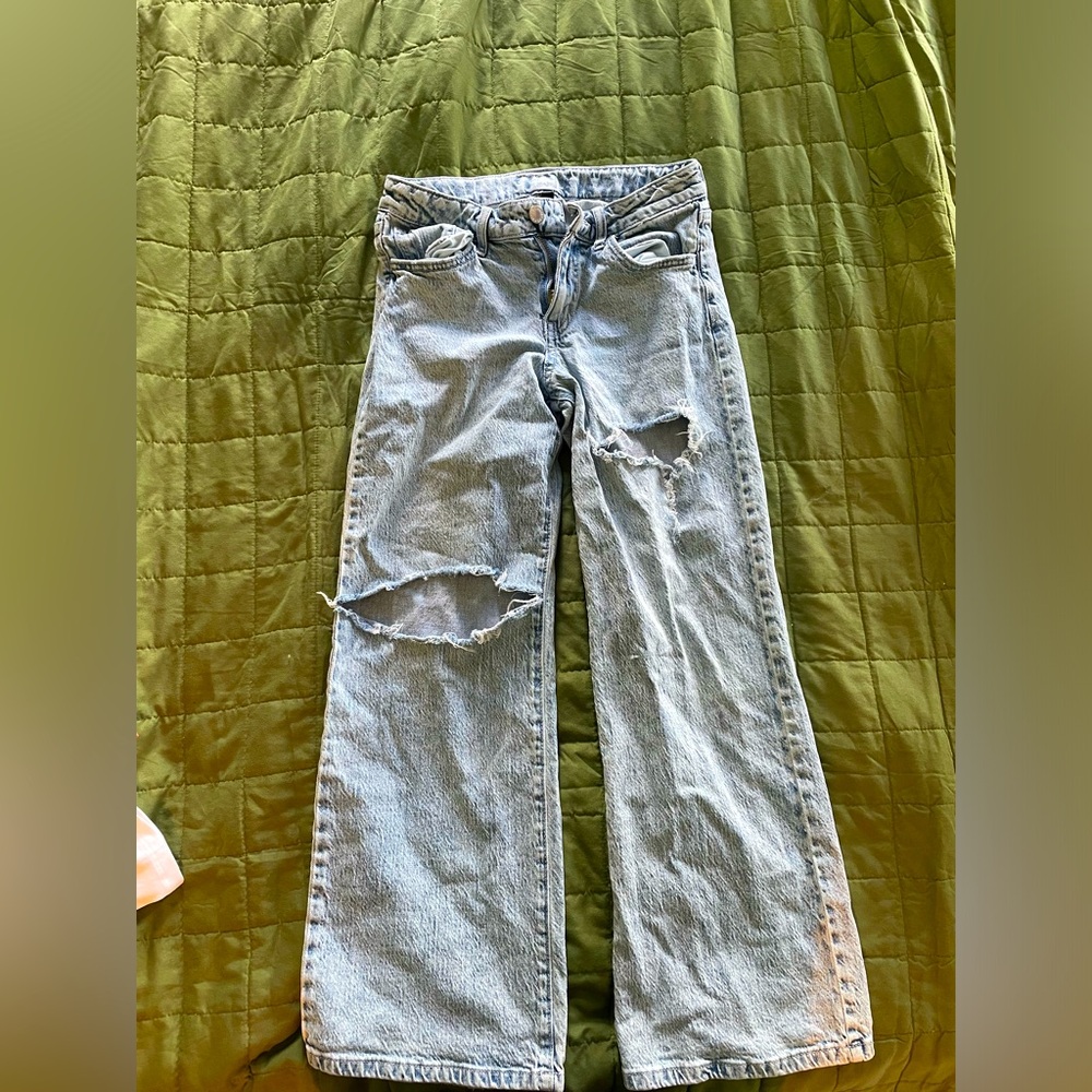 Trendy Wide Leg Baggy Girls Pants